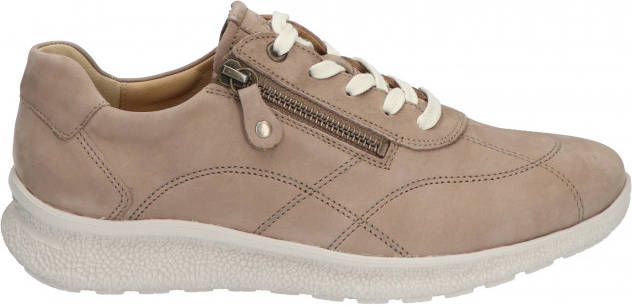 Hartjes Rap Shoe Taupe K Wijdte Veterschoenen