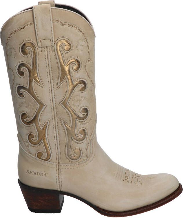 Sendra 17906 Debora Flota Beige Oro Western boots