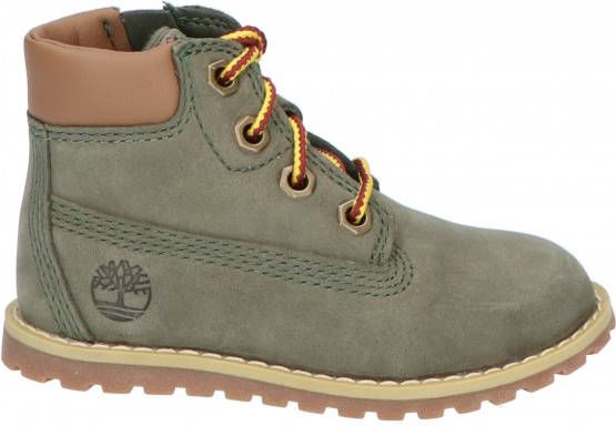 Timberland Pokey Pine 6 inch Boot Dark Green Nubuck Veter boots