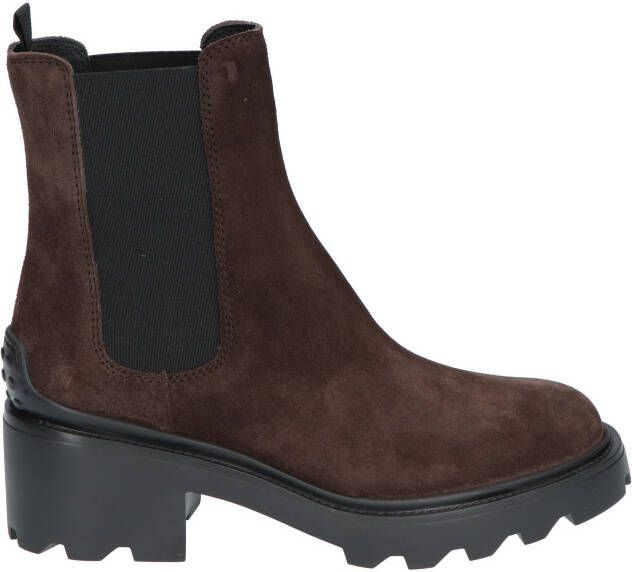 Tod's Chelsea Boots in Suede Brown Boots