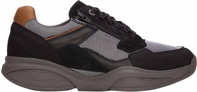 Xsensible 30088.1 SWX14 Men Navy Cognac H Wijdte Veterschoenen