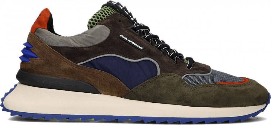Floris Van Bommel Groene Lage Sneakers Sfm 10100