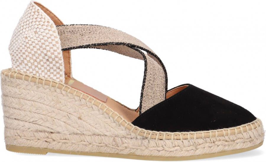 Kanna Zwarte Espadrilles Ania