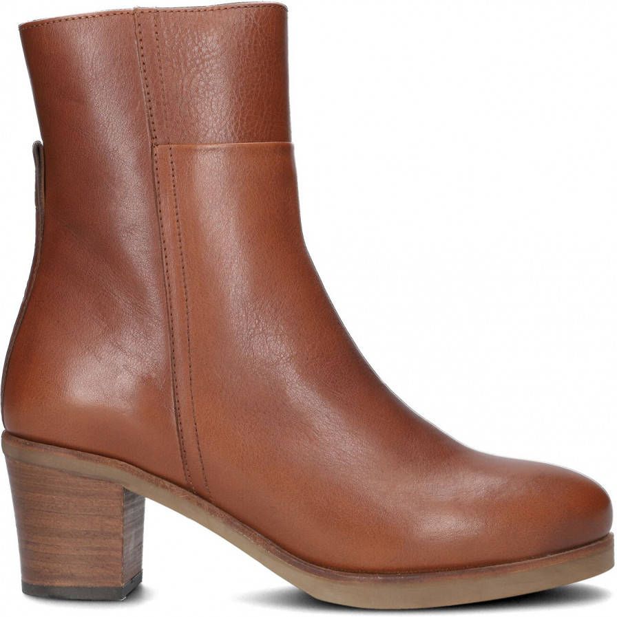 Shabbies Cognac Enkellaarsjes 183020330