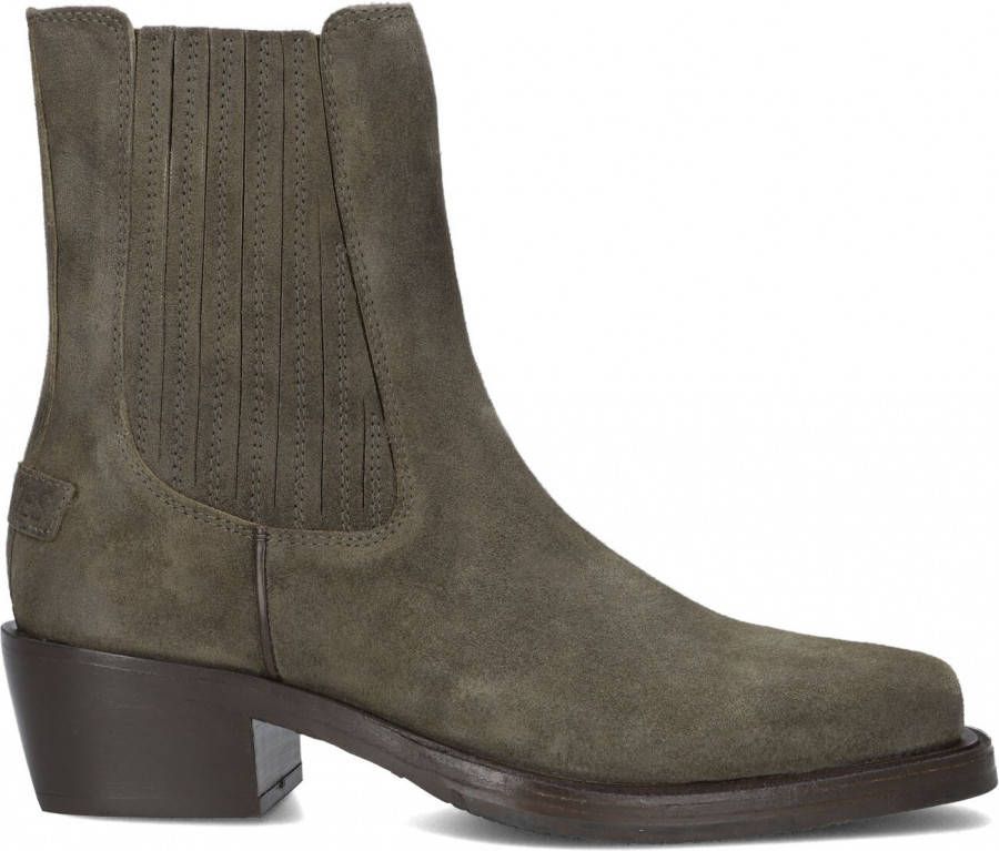 Shabbies Taupe Enkellaarsjes 182020384