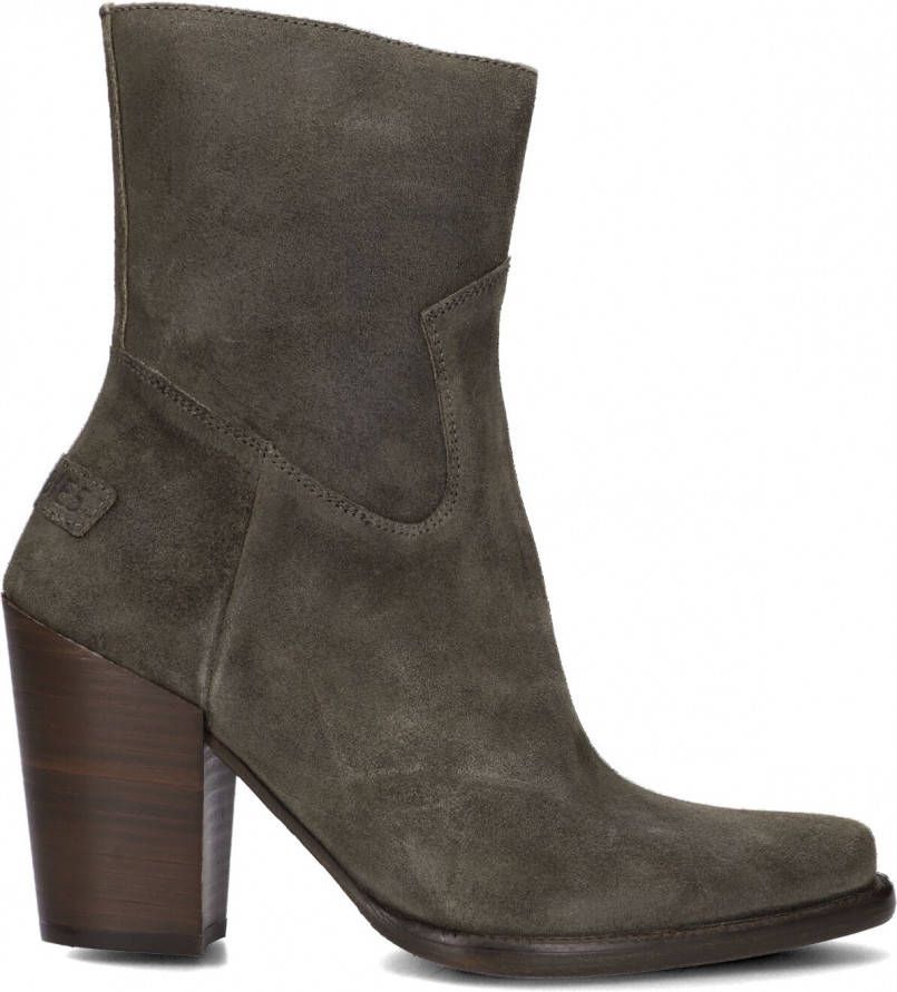 Shabbies Taupe Enkellaarsjes 183020299