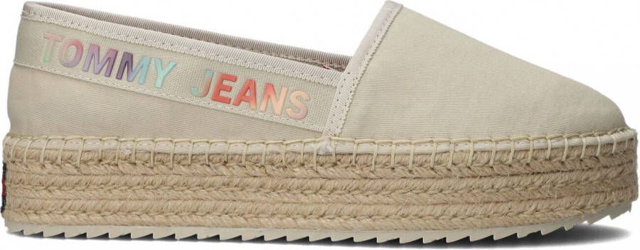 Tommy Hilfiger Alpargata tie dye branding , Beige, Dames