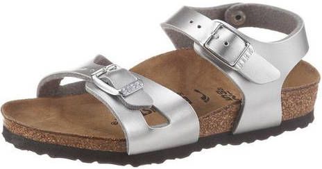 Birkenstock Sandalen Rio Electric in coole metallic look, schoenwijdte smal