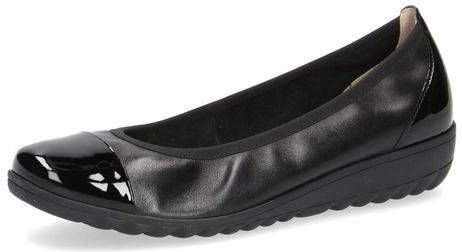 Caprice Ballerina's in modieuze materialenmix