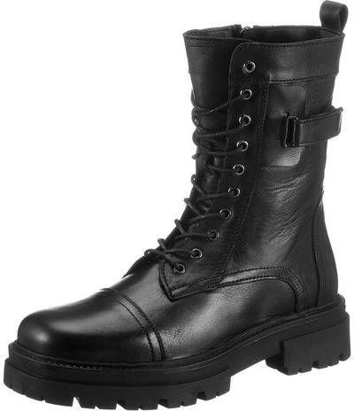 INUOVO Hoge veterschoenen