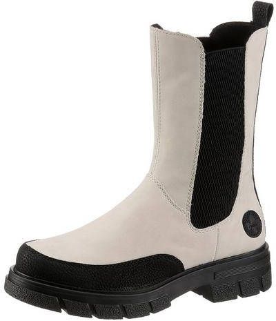 Rieker Beige casual gesloten laarsjes , Beige, Dames