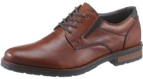 Rieker Veterschoen van zacht leer Cognac
