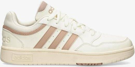 Adidas hoops 3.0 sneakers wit/blauw dames