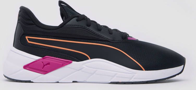Puma lex sportschoenen zwart/roze dames