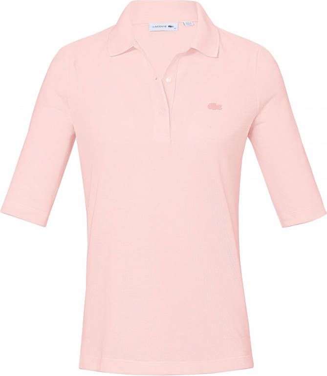 Lacoste Poloshirt 100% katoen roze