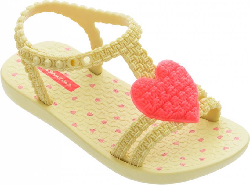 Ipanema My First teenslippers geel/roze