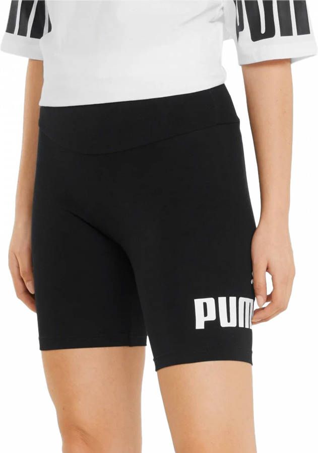 Puma essentials 7 inch logo bikershorts zwart dames