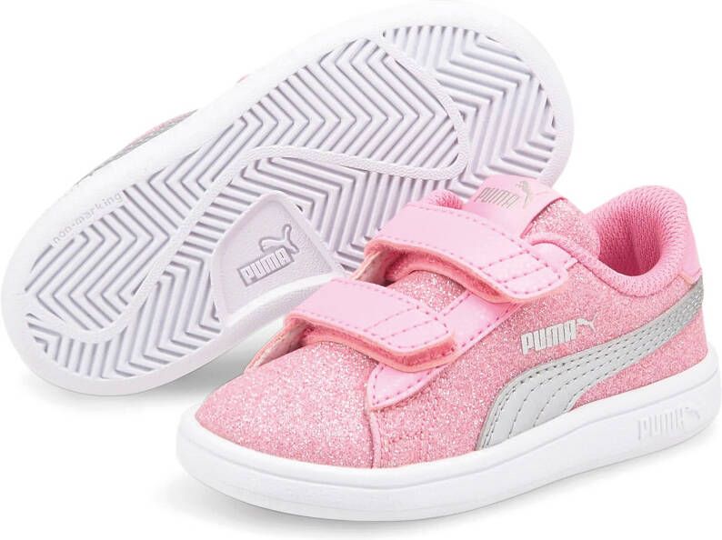 Puma Smash v2 Glitz Glam Sneakers Meisjes
