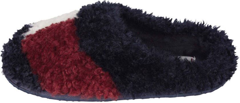Tommy Hilfiger Colour blocked Sherpa Pantoffels Dames