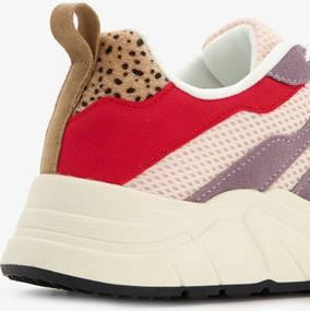 Scapino Blue Box sneakers bruin/roze