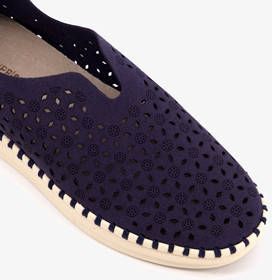 Scapino Hush Puppies instappers donkerblauw