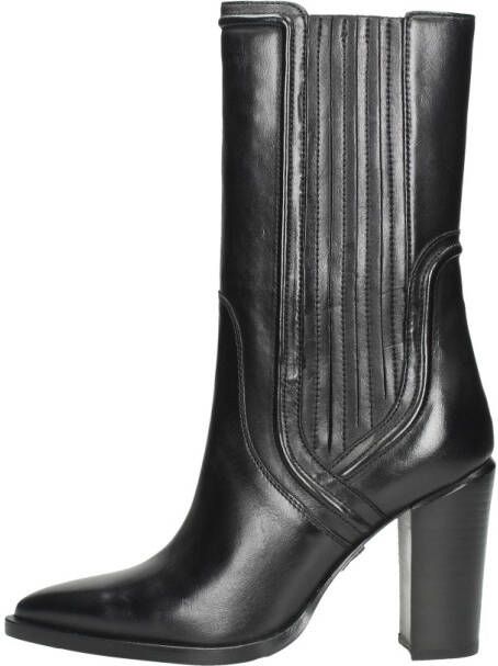 Bronx New-Americana hoge leren chelsea boots zwart