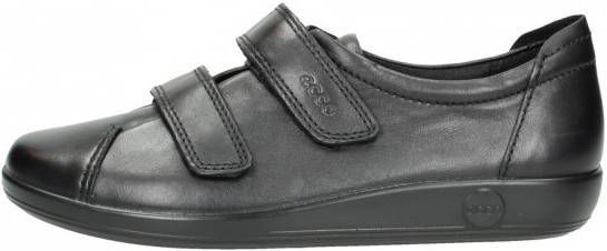 Ecco Klittenbandschoen Dames Zwart