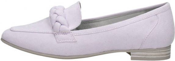 marco tozzi Loafers paars Textiel
