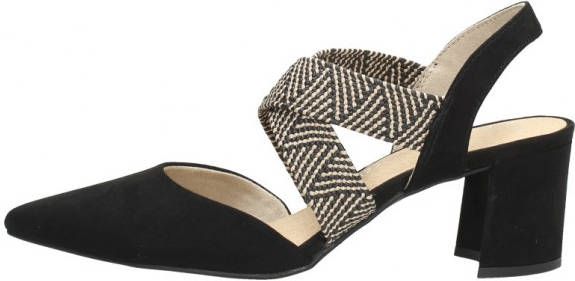 marco tozzi Sandalen zwart Textiel