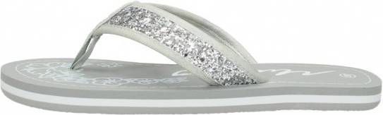 Mustang Dames Slippers Zilver Zilverkleur