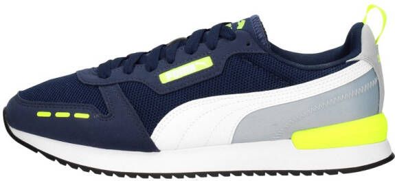 Puma R78 Runner sneakers donkerblauw/geel