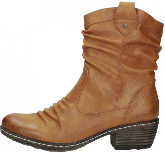 Rieker Enkellaars Dames Bruin/Cognac