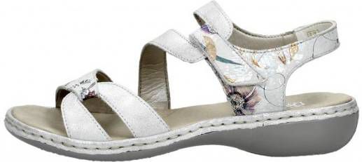 Rieker Dames Sandalen Zilver