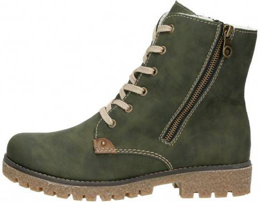 Rieker dames veterschoenen Groen