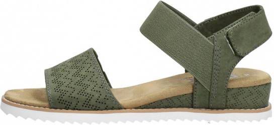 Skechers Bobs Memory Foam Sandaal Dames Groen