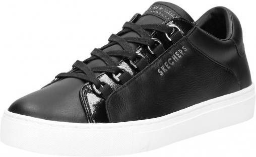 Skechers Zwarte leren sneaker memory foam maat 40