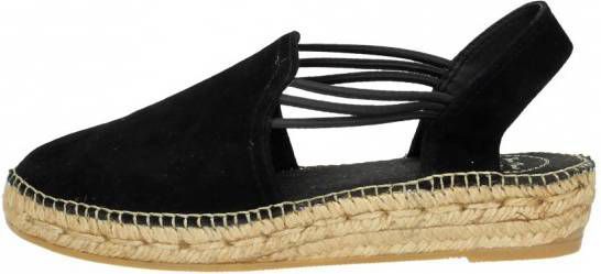 Toni Pons Nuria suède espadrilles zwart