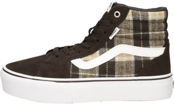 Vans Filmore Hi Platform Plaid Mix Veterboot Dames Bruin