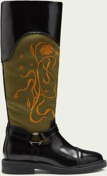 Scotch & Soda Hailey hoge laarzen van polidoleer en canvas