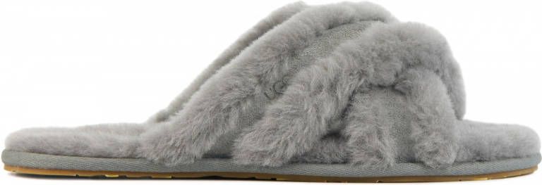 UGG Scuffita suède huisslippers taupe/grijs