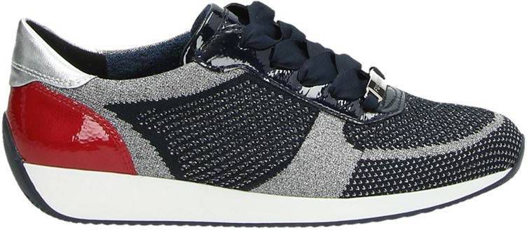 Ara Lissabon veterschoenen blauw/multi - Damesschoenen.nl