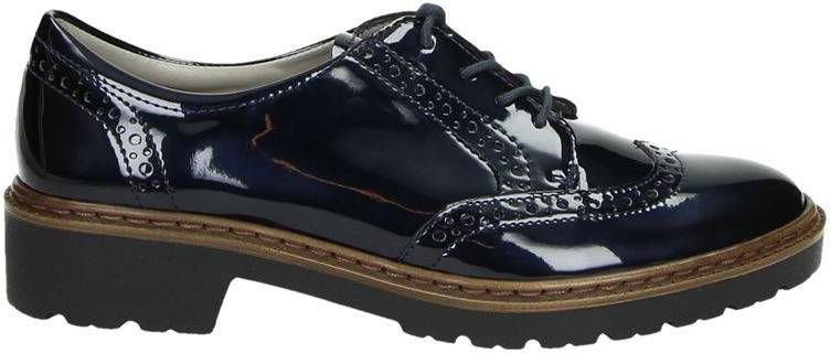 Jenny veterschoenen blauw - Damesschoenen.nl