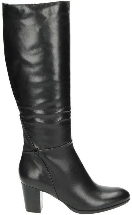Nelson Edette hoge laarzen zwart Damesschoenen.nl Nelson Edette Hoge laarzen voor dames Zwart Shoemixx.nl