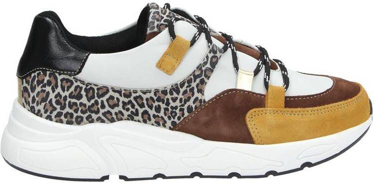 PS Poelman dad sneakers geel - Damesschoenen.nl