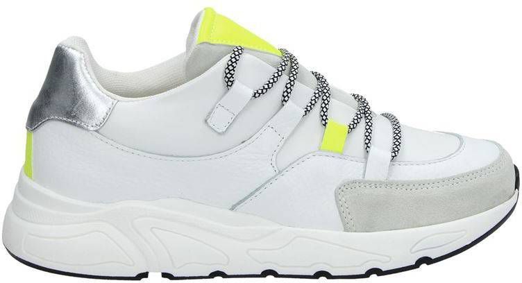 PS Poelman dad sneakers wit - Damesschoenen.nl