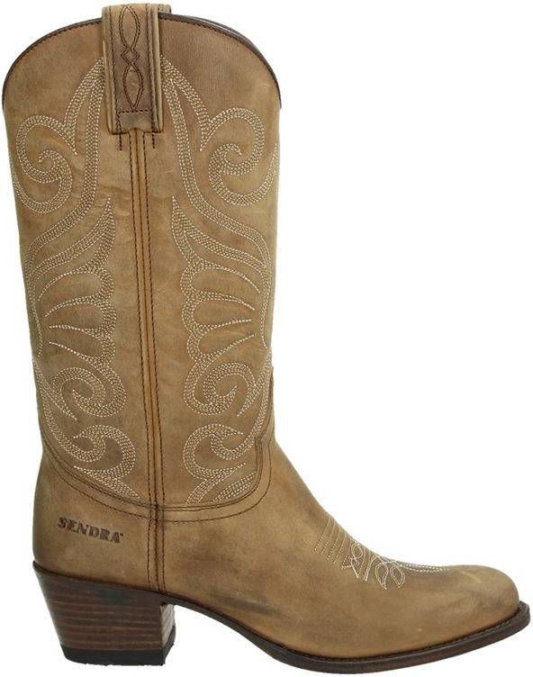 Sendra 11627 Debora cowboylaarzen cognac Damesschoenen.nl Sendra 11627 Deborah Cowboylaarzen voor dames Cognac