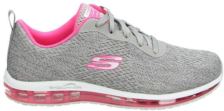 Skechers lage sneakers grijs - Damesschoenen.nl