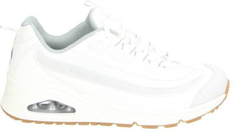 Skechers lage sneakers wit - Damesschoenen.nl