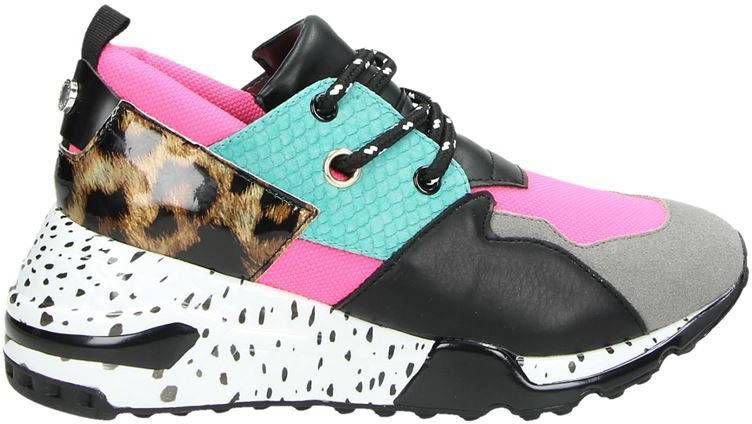 Steve Madden sneakers Cliff roze/turquoise - Damesschoenen.nl