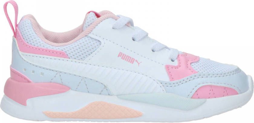 Puma x ray 2 square ac sneakers blauw/wit kinderen